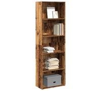 Estantería Madera De Ingeniería Color Envejecido 60x30x189 Cm Vidaxl