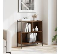 vidaXL Estantería madera de ingeniería marrón roble 72x28x77,5 cm