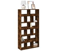 vidaXL Estantería de madera de ingeniería blanca 100x33x187,5 cm en color Blanco/Roble Sonoma/Gris sonoma y más | almacenamiento funcional diseño moderno para baño dormitorio sala