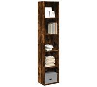 vidaXL Estantería madera de ingeniería roble ahumado 40x30x189 cm