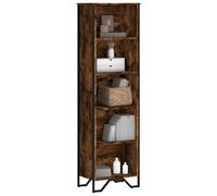 vidaXL Estantería madera de ingeniería roble ahumado 50x31x169 cm