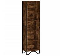 vidaXL Estantería Madera de ingeniería Roble Ahumado 50x31x169 cm, librería, Estante, estantería de almacenaje, Armario de almacenaje