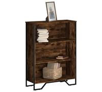 vidaXL Estantería madera de ingeniería roble ahumado 80x31x106 cm