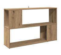 vidaXL Estantería Madera de ingeniería Roble Artisan 100x24x63 cm, librería, Separador de ambientes, estantería de Libros, Separador de ambientes