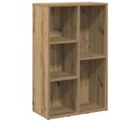 vidaXL Armario para libros Roble Artisan madera de ingeniería 50x25x80 cm
