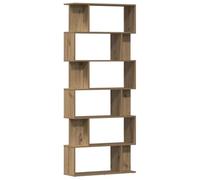 vidaXL Estantería madera de ingeniería Roble Artisan 80x24x192 cm