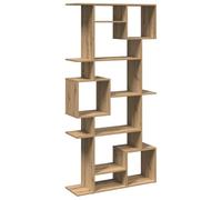 vidaXL Estantería librería Roble Artisan de madera de ingeniería 92x29x188 cm Multicolor