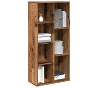 vidaXL Estantería madera envejecida 50x25x104 cm