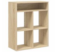 vidaXL Estantería Madera ingeniería - 66x31x80 cm - Color Roble