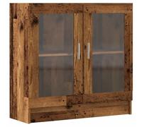 vidaXL Estantería Madera ingeniería Madera Envejecida 82,5x30,5x80 cm, librería, Estante, Armario de Almacenamiento, librerías, estantería