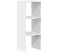 vidaXL Estantería modular apilable, blanca, 30x30x80 cm, material de madera