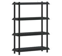 vidaXL Estantería modular de 4 niveles, 100 x 40 x 136,5 cm, polipropileno, color antracita