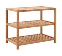 Vidaxl estantería para baño madera maciza de nogal 65x40x55 cm 55 cm