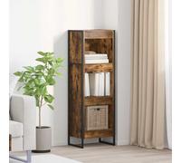 Estantería vidaXL de 40 x 30 x 121 cm, fabricada en material de madera, color roble