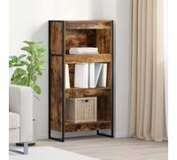 Estantería vidaXL de 60 x 30 x 121 cm, fabricada en material de madera, color roble