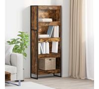 Estantería vidaXL de 60 x 30 x 155 cm, fabricada en material de madera, color roble