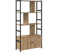 vidaXL Estantería para libros, 80 x 30 x 155,5 cm, material de madera, color roble artesanal