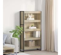Estantería vidaXL de 80 x 30 x 155 cm, fabricada en material de madera, color Sonoma