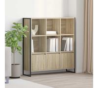 Estantería vidaXL de 99,5 x 30 x 108 cm, fabricada en material de madera con acabado Sonoma