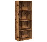vidaXL Estantería para libros, estilo madera envejecida, 60x30x152 cm, material de madera