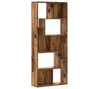 vidaXL Estantería para libros, estilo madera envejecida, 67x24x161 cm, material de madera
