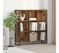 vidaXL Estantería para libros Madera envejecida 99,5 x 30 x 108 cm