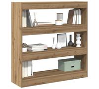 vidaXL Estantería para Libros Roble Artisan 100 x 30 x 103 cm, Estantería Rectangular para Sala, Almacenamiento, estantes Abiertos, organización Multifuncional, Ideal para Oficina