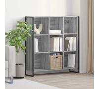 vidaXL Estantería para libros Sonoma gris 99,5 x 30 x 108 cm