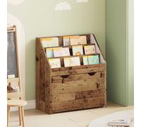 vidaXL Estantería para Niños con cajón Madera vieja 60 x 29,5 x 69 cm