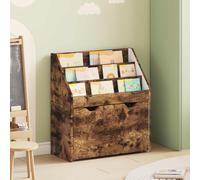 vidaXL Estantería para Niños con cajón Roble ahumado 60 x 29,5 x 69 cm