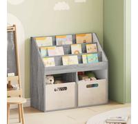 vidaXL Estantería para Niños Gris Sonoma 72,5 x 29,5 x 69 cm