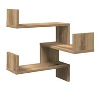 vidaXL Estantería pared de esquina madera roble artisan 40x40x49,5 cm