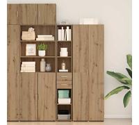 vidaXL Estantería Roble artisan 30 x 42.4 x 185.2 cm