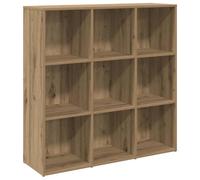 vidaXL Estantería Roble Artisan 98x29x97,5 cm, Pantalla de privacidad, Estante de Libros, gabinete de Almacenamiento, estantería de Libros
