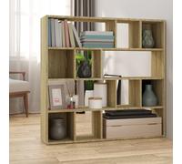 vidaXL Estantería/Separador de ambientes Sonoma Roble, 105x24x102 cm - Estantería - Estanterías - Librería - Separador de ambientes