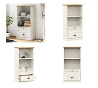 vidaXL Estantería VIGO de 60x35x114,5 cm, madera maciza de pino - Estantería para libros - Estanterías - Librería - Librerías