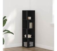 vidaXL Estanterías de esquina 33 x 33 x 132 cm Madera de ingeniería