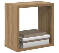 vidaXL Estanterías de pared 2 uds. Roble artisan Madera de ingeniería