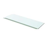 vidaXL Estantes panel montados colgante cristal transparente 60x15 cm – 2 unidades