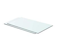 vidaXL Estantes 2 unidades Panel de vidrio transparente 60x30 cm