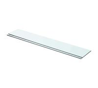 vidaXL Estantes 2 unidades panel de vidrio transparente 70x12 cm