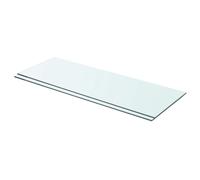 vidaXL Estantes panel balda – Vidrio transparente 70×25 cm – 2 unidades