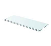 vidaXL Estantes panel de vidrio transparente 80x30 cm – 2 unidades
