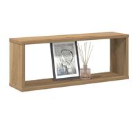vidaXL Estantes cubo de pared 6 uds 60x15x23 cm Madera Roble Artisan