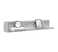 vidaXL Estantes de pared 2 uds madera gris Sonoma 100x16,5x16,5 cm