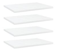 vidaXL Estantes para estantería 4 uds contrachapada blanco 40x30x1,5cm