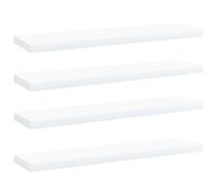 vidaXL Estantes para estantería 4 uds madera contrachapada 40x10x1,5cm
