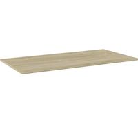 vidaXL Estantes para estantería, 4 unidades, roble Sonoma, 80 x 20 x 1,5 cm