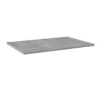 vidaXL Estantes para librería, 4 unidades, color gris cemento, 60x40x1,5 cm, material de madera