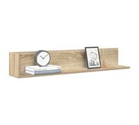 vidaXL Estantes pared 2 uds madera roble Sonoma 100x16,5x16,5 cm